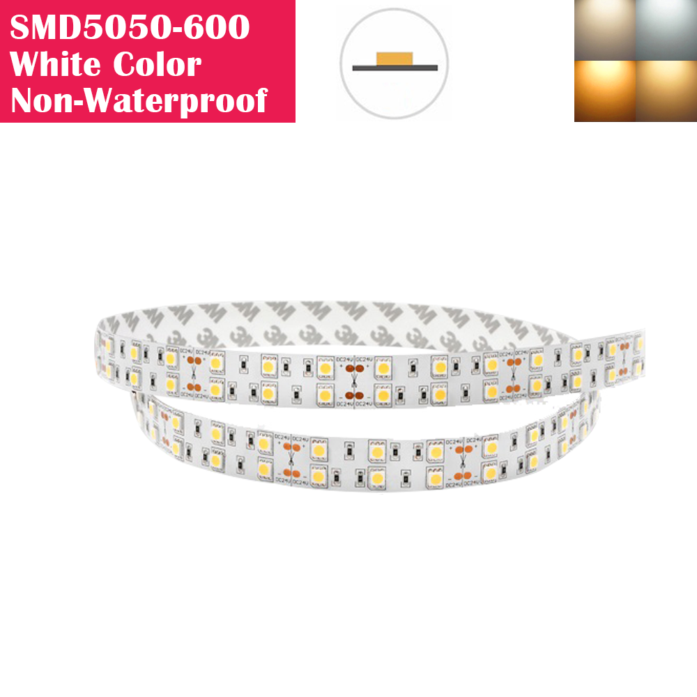 5 Meters SMD5050 Non-waterproof 600LEDs Flexible LED Strip Lights